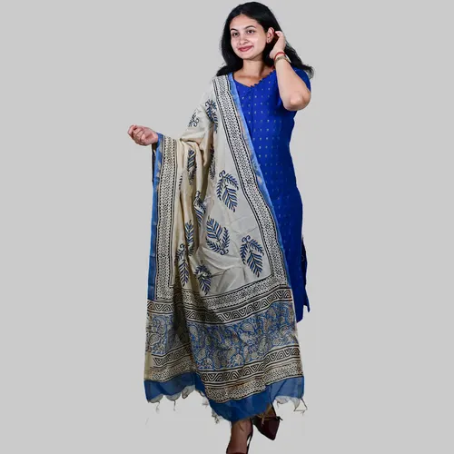Rayal blue kurti set